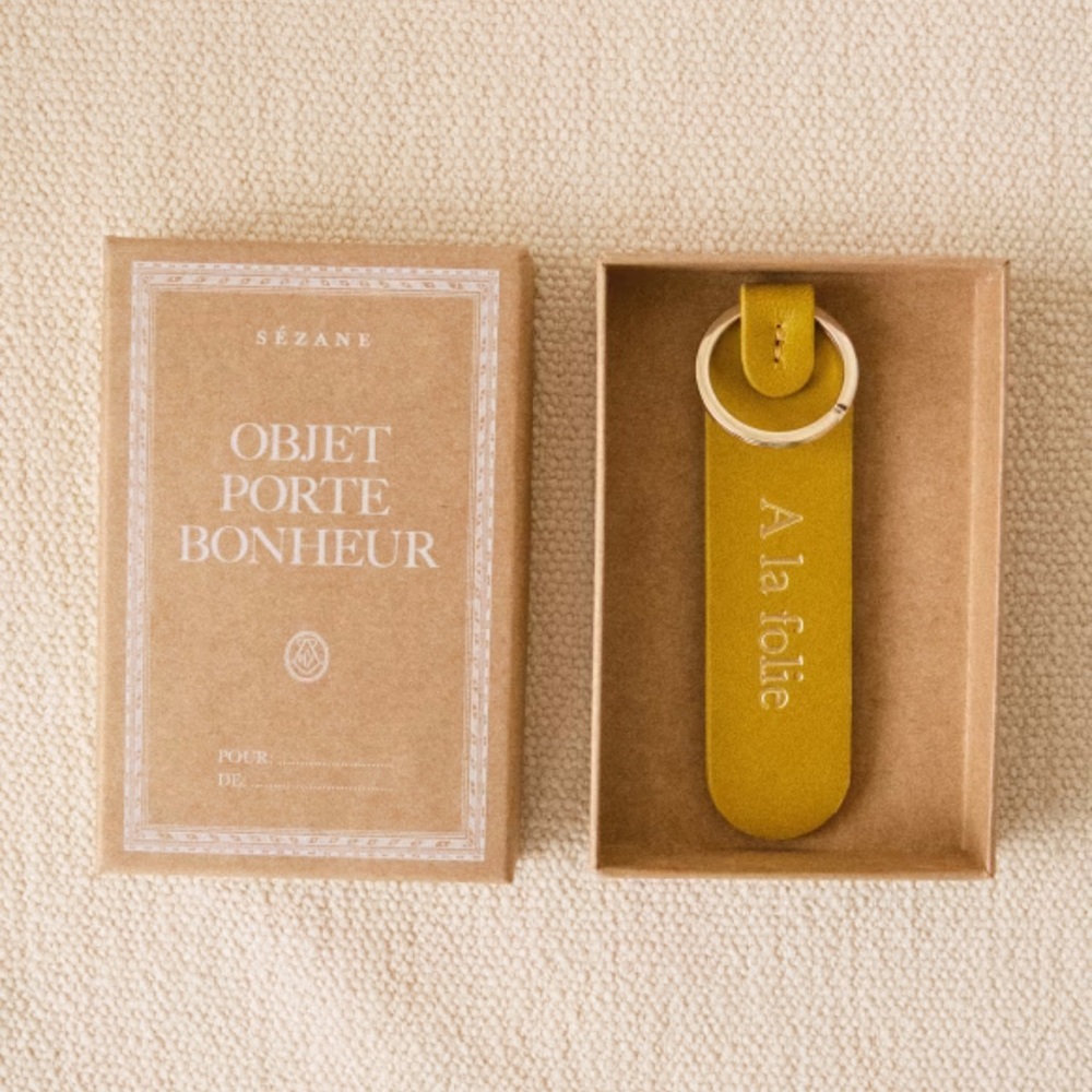 Sezane keychain new cumin glacé a la folie